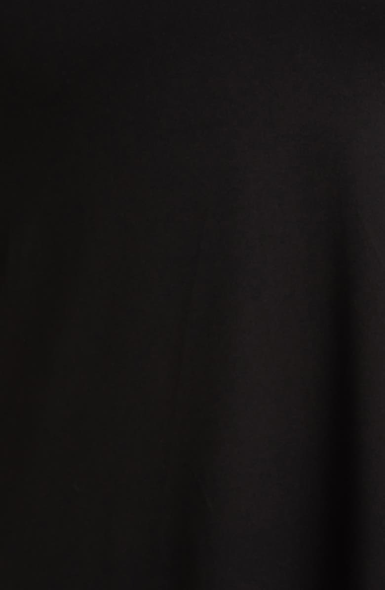 24seven Comfort Apparel Comfortable Foldover Skirt, Alternate, color, Black