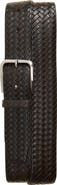 BOSS Madison Woven Leather Belt