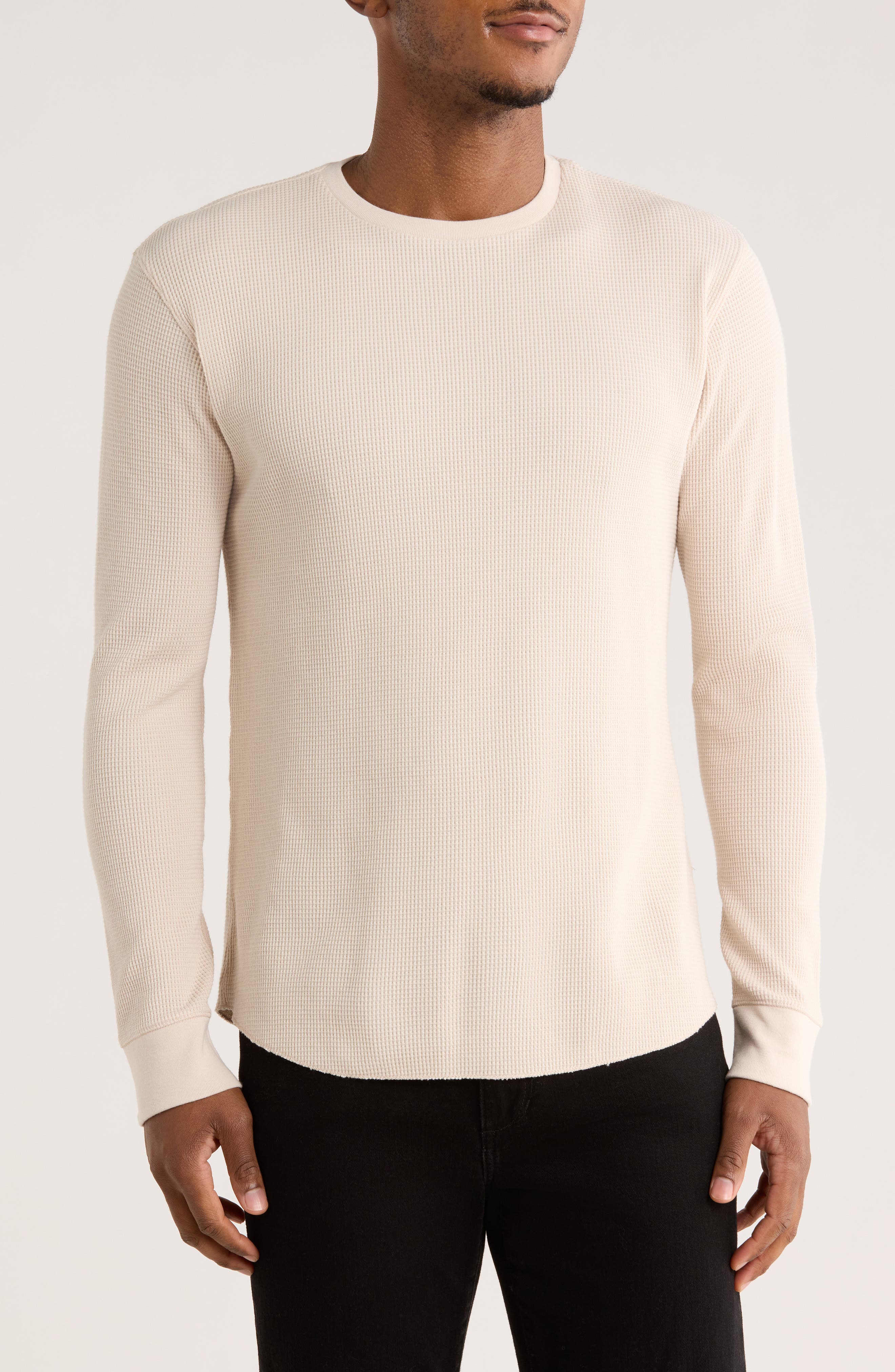 Vince Crewneck Cotton Thermal Sweater