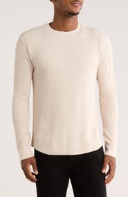 Vince Crewneck Cotton Thermal Sweater