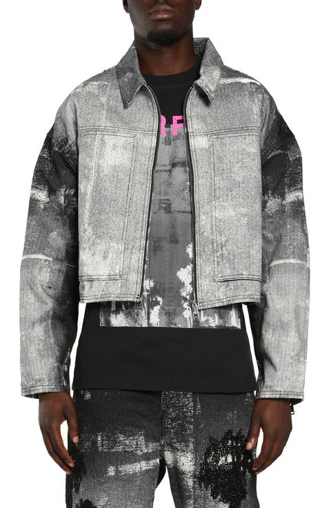 Carpenter Beaded Denim Jacket