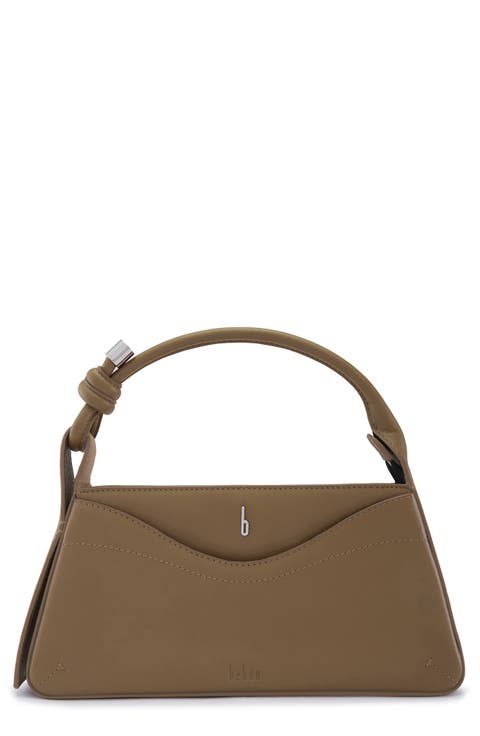 Melina Leather Crossbody Satchel