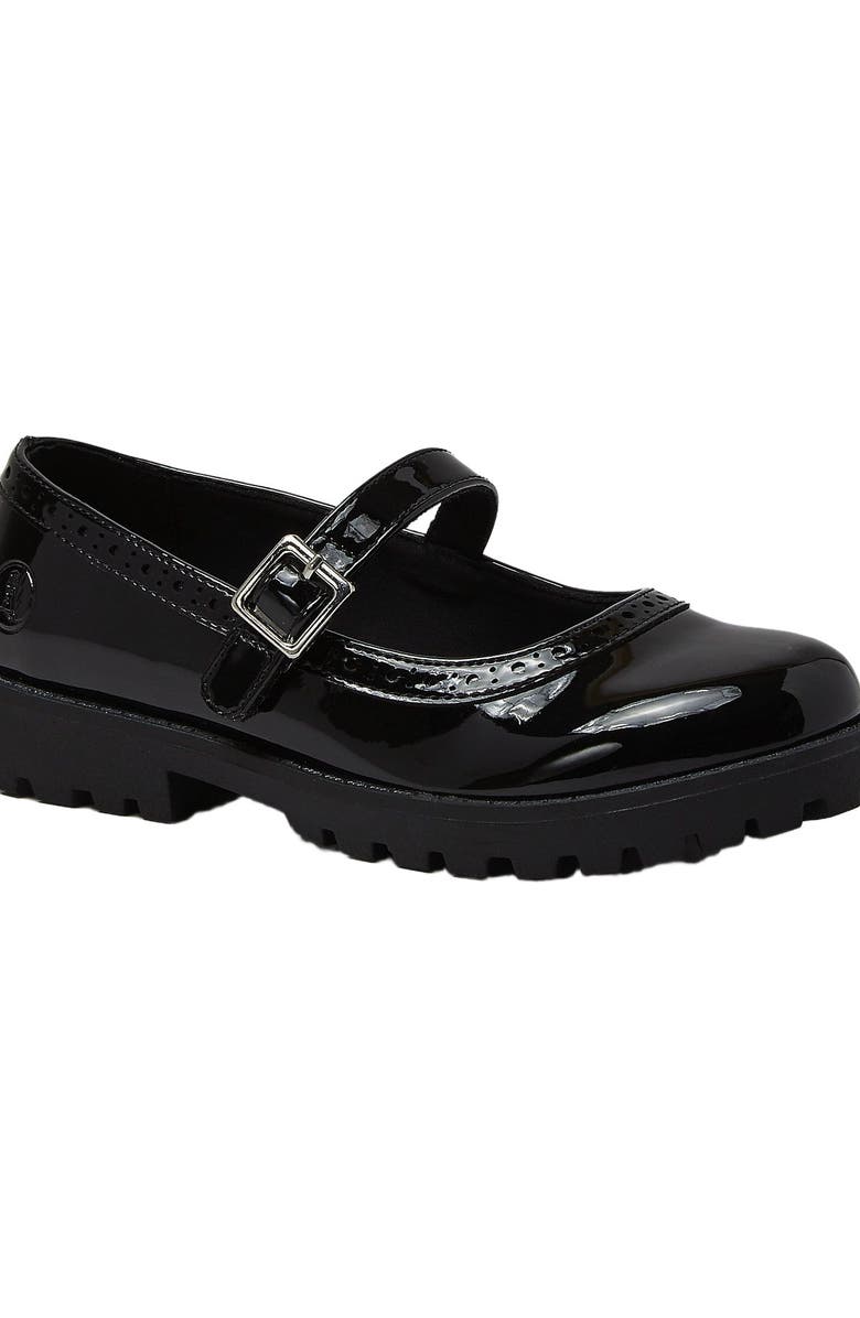 Lands' End Girls Easy On Classic Mary Jane, Main, color, Black Patent