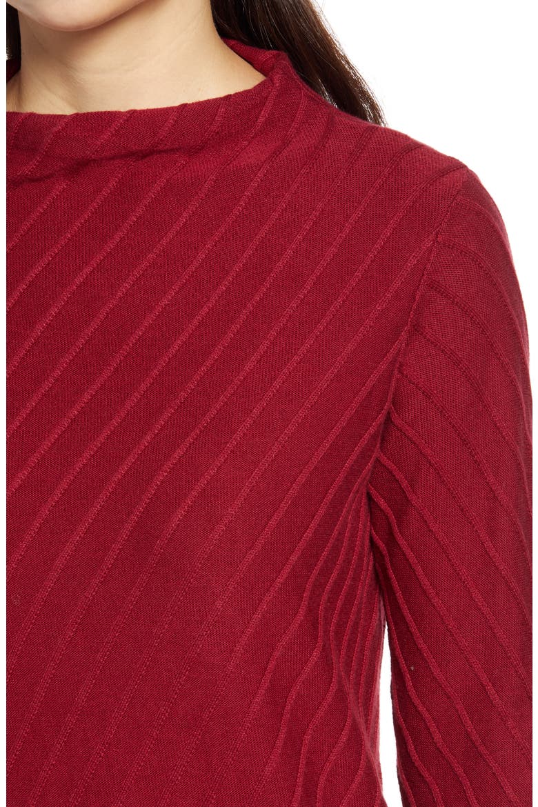 Long Sleeve Top, Alternate, color, DEEP RED