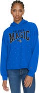 TOMMY JEANS Women's Tommy Jeans Blue Orlando Magic Stella Cropped Pullover Hoodie