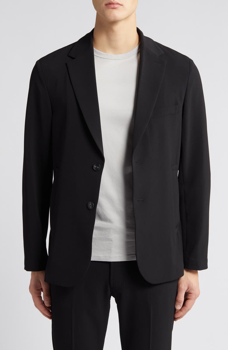 Emporio Armani Techno Stretch Blazer with Removable Hooded Bib Inset, Alternate, color, 