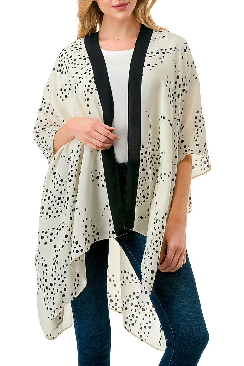 Polka Dot Duster, Main, color, IVORY