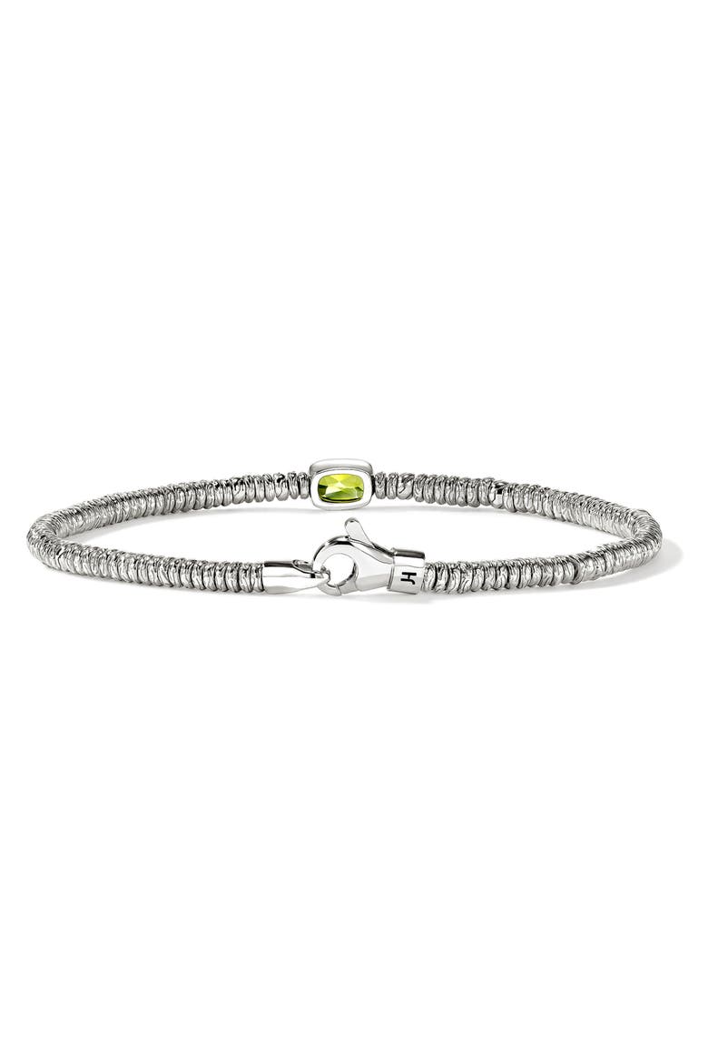 Heishi Bracelet, Alternate, color, PERIDOT