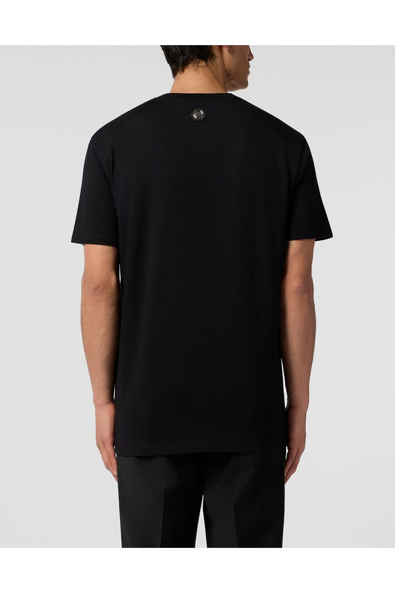 Round Neck T-Shirt Teddy Money Men, Alternate, color, black