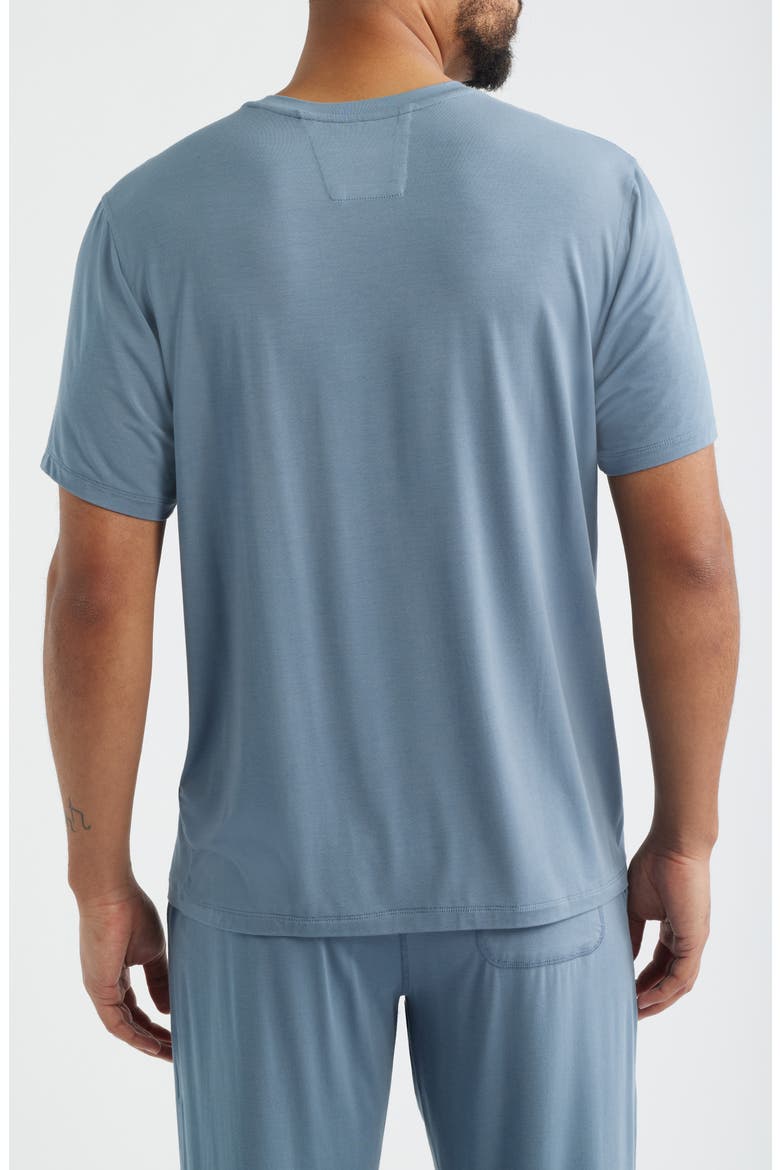 Stretch Modal & Silk Sleep T-Shirt, Alternate, color, AIR FORCE BLUE