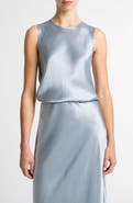 Vince Scallop Trim Sleeveless Sheel