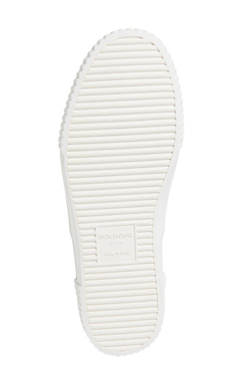 Thom Browne Heritage Low Top Sneaker In White