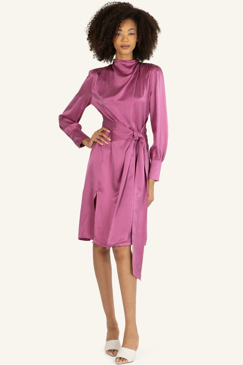 Mina Dress, Alternate, color, Plum
