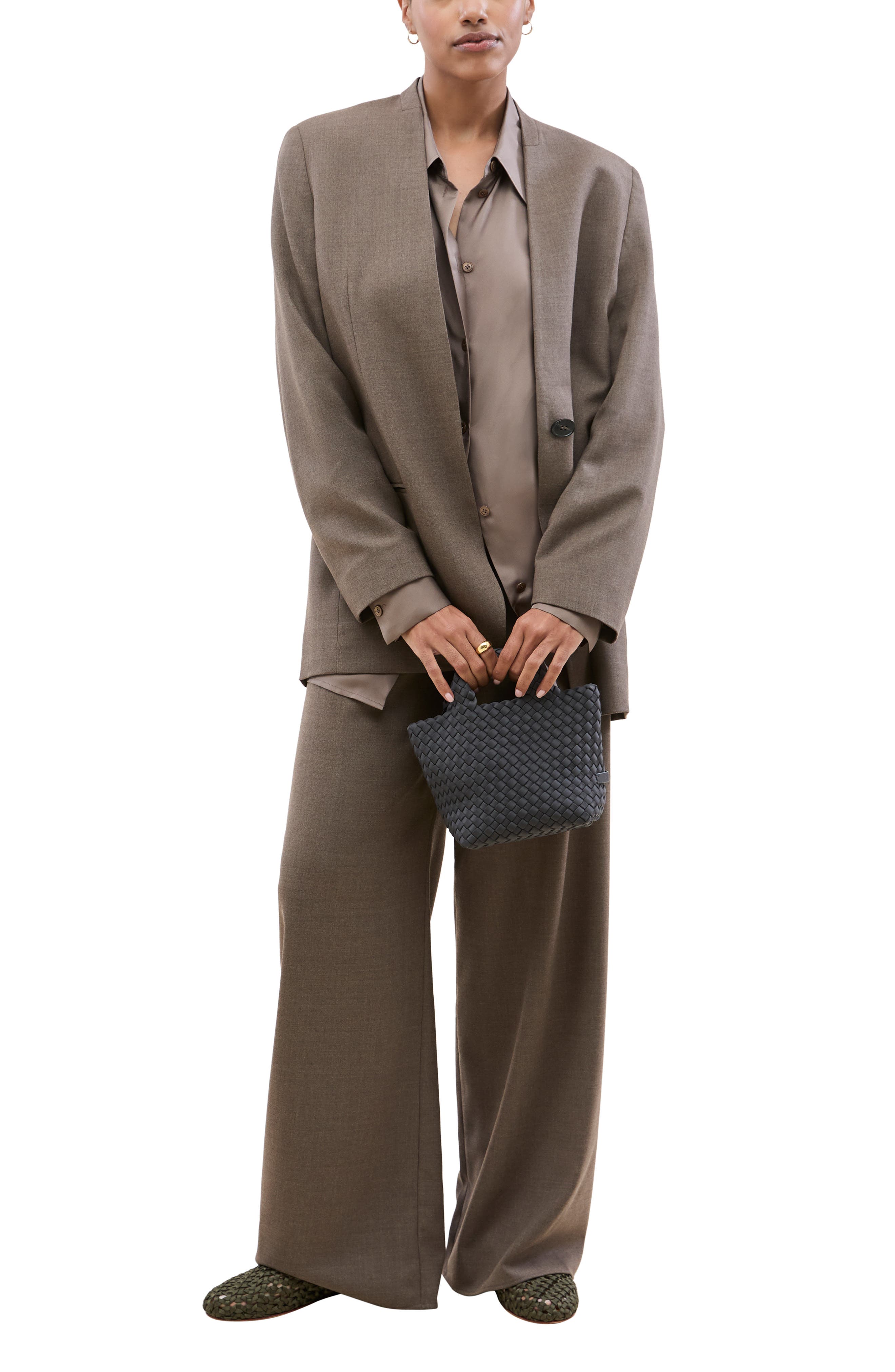 NAGHEDI St. Barths Petit Tote, Alternate, color, Ash