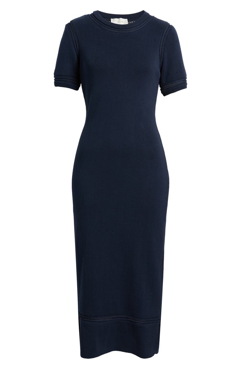 Cleobella Morisette Organic Cotton Knit Midi Dress, Alternate, color, Midnight Blue