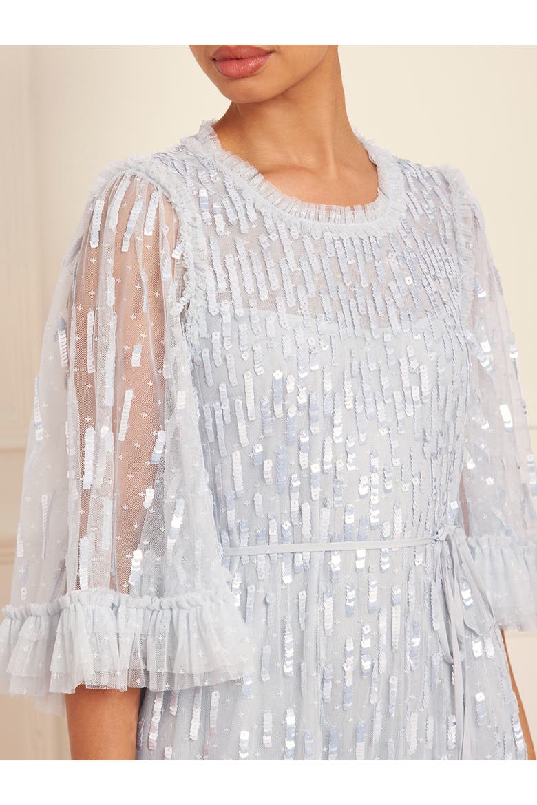 Sequin Dash Ballerina Dress, Alternate, color, Cloud