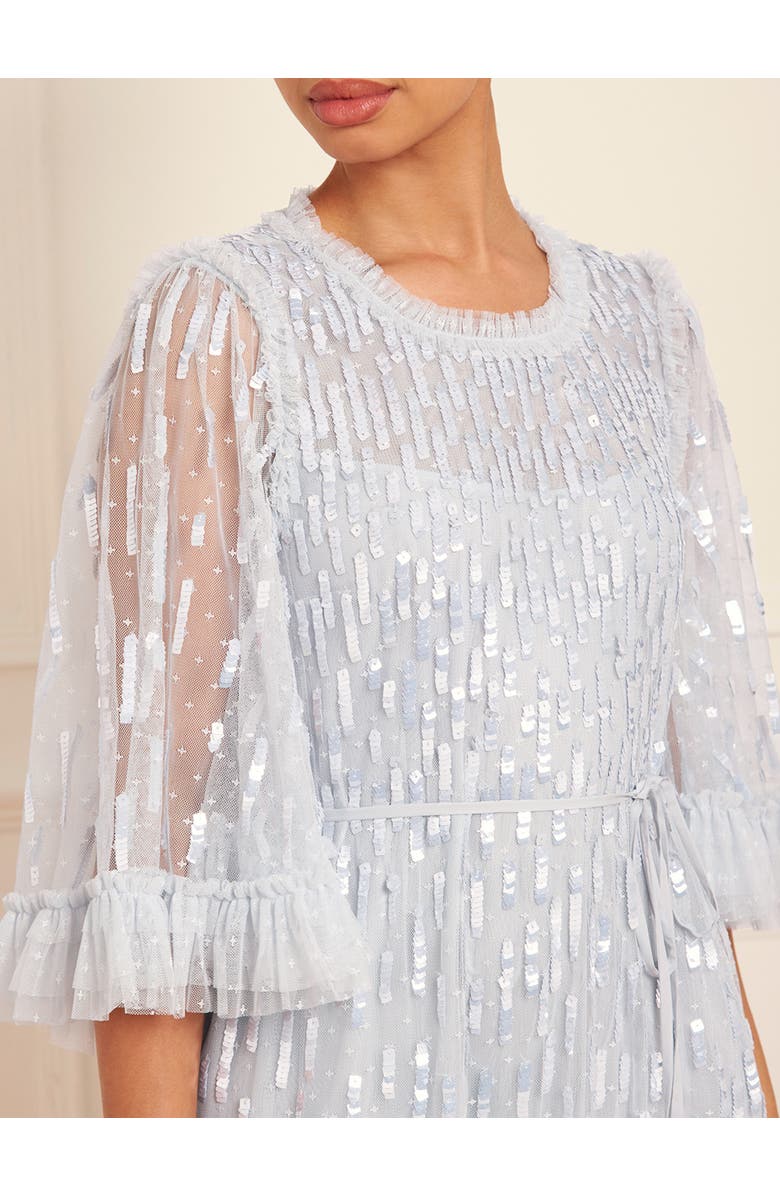 Needle & Thread Sequin Dash Ballerina Dress, Alternate, color, Cloud