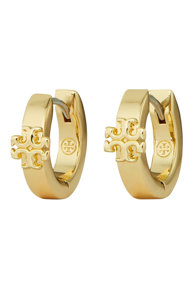 Icon Huggie Earrings, Main, color, TORY GOLD