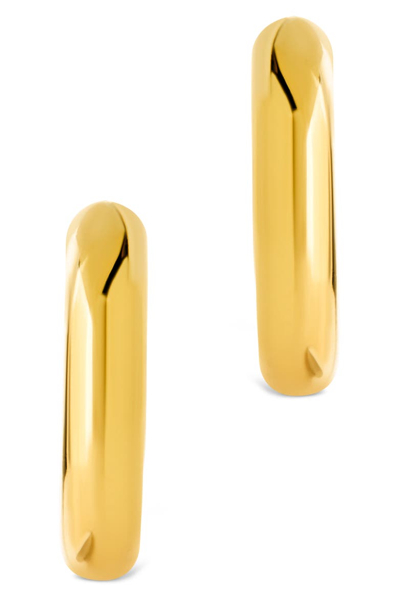 Betina Two Tone Hoop Earrings, Alternate, color, DUAL TONE
