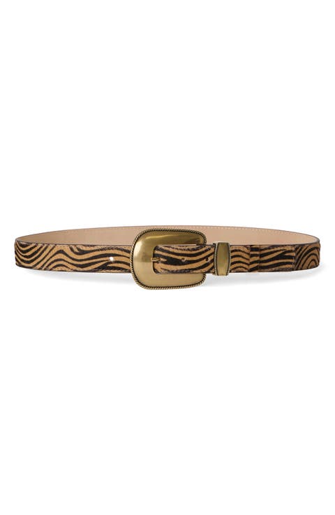 Walker Genuine Calf Hair Belt