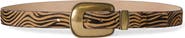 B-Low the Belt Walker Genuine Calf Hair Belt