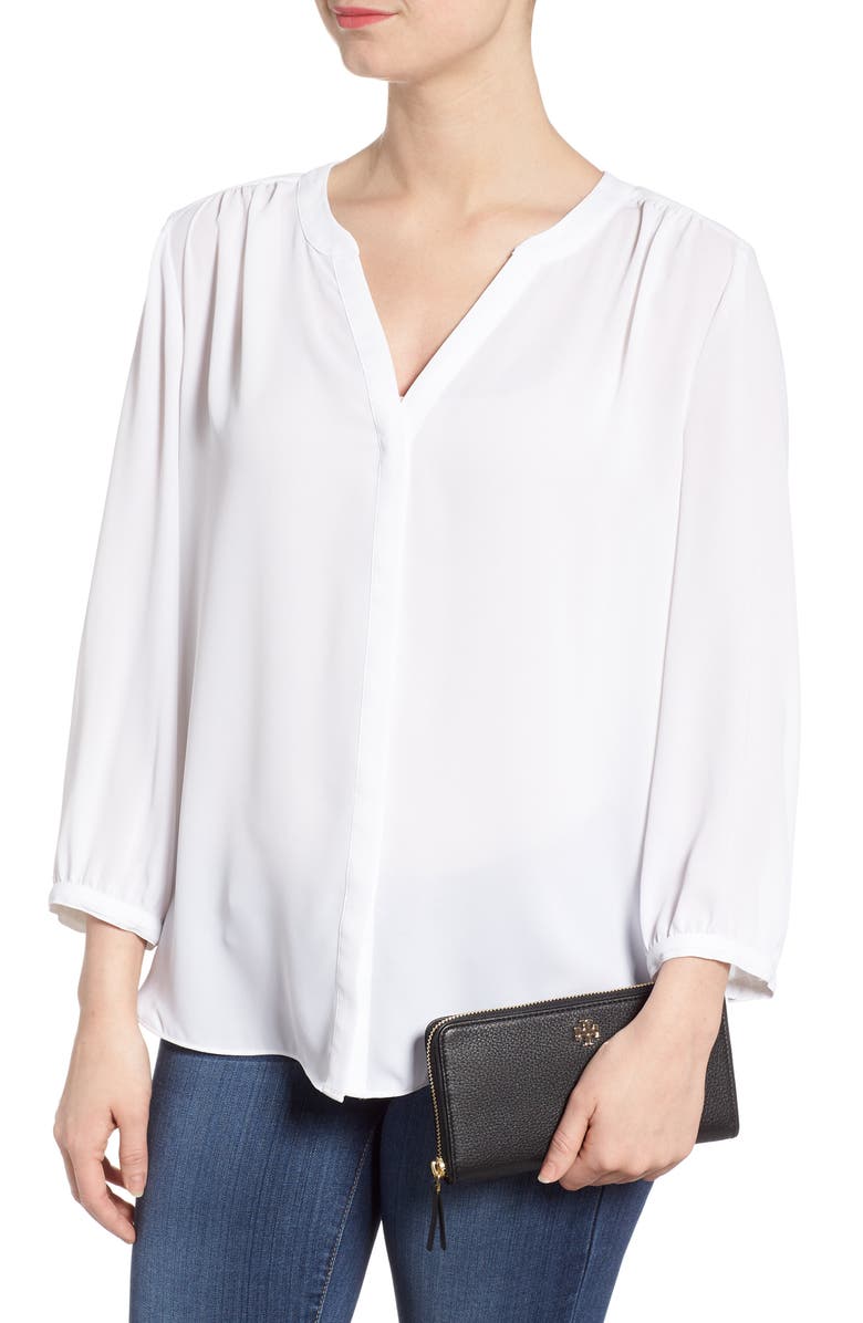 Tory Burch Marsden Leather Zip Around Wallet, Alternate, color,