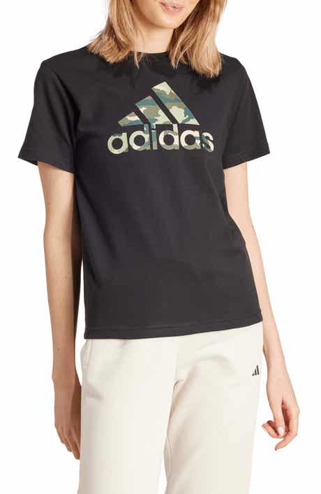 adidas Camo Logo Cotton Graphic T-Shirt