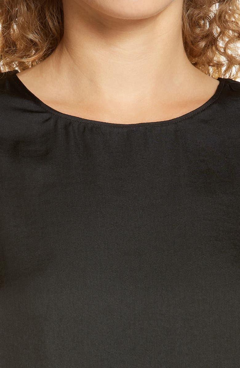 Socialite Tulip Back Washable Satin Tank, Alternate, color,