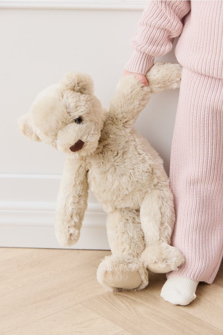 Stuffed Animal Theo The Bear, Alternate, color, Beige