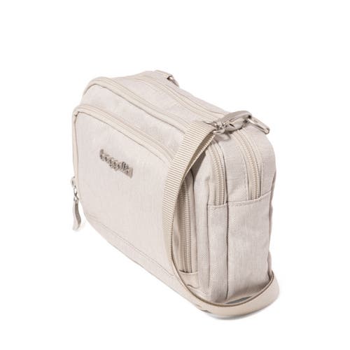 Baggallini Trifecta Rfid Wallet Crossbody Bag In Brown