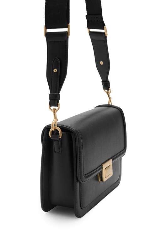 MANGO MANGO FAUX LEATHER CROSSBODY BAG