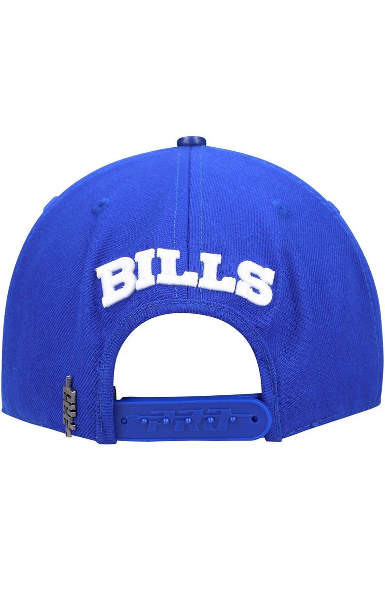 PRO STANDARD Men's Pro Standard Royal Buffalo Bills Script Wordmark Snapback Hat, Alternate, color, Royal