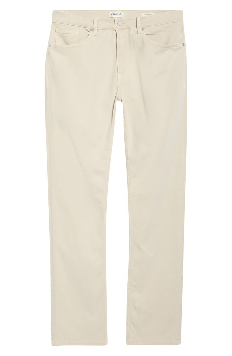 FRAME Modern Straight Leg Jeans, Alternate, color, Milk Beige