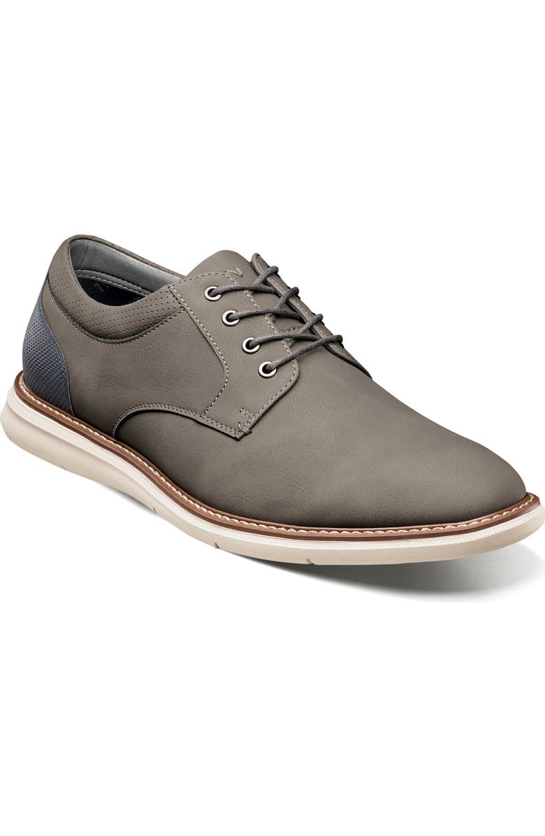 NUNN BUSH Chase Plain Toe Derby, Main, color, Gray