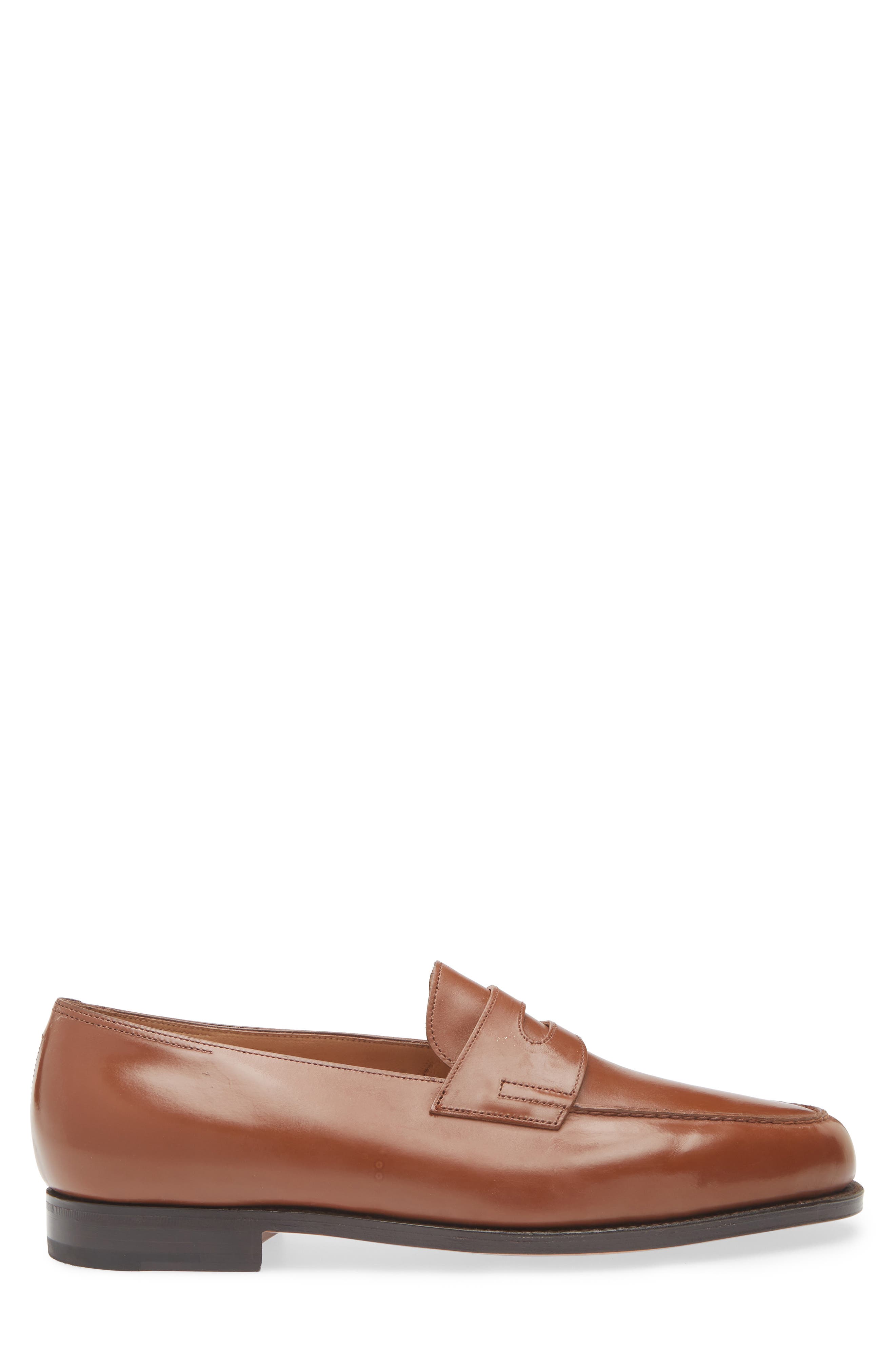 John Lobb Lopez Penny Loafer, Alternate, color, Parisian Brown