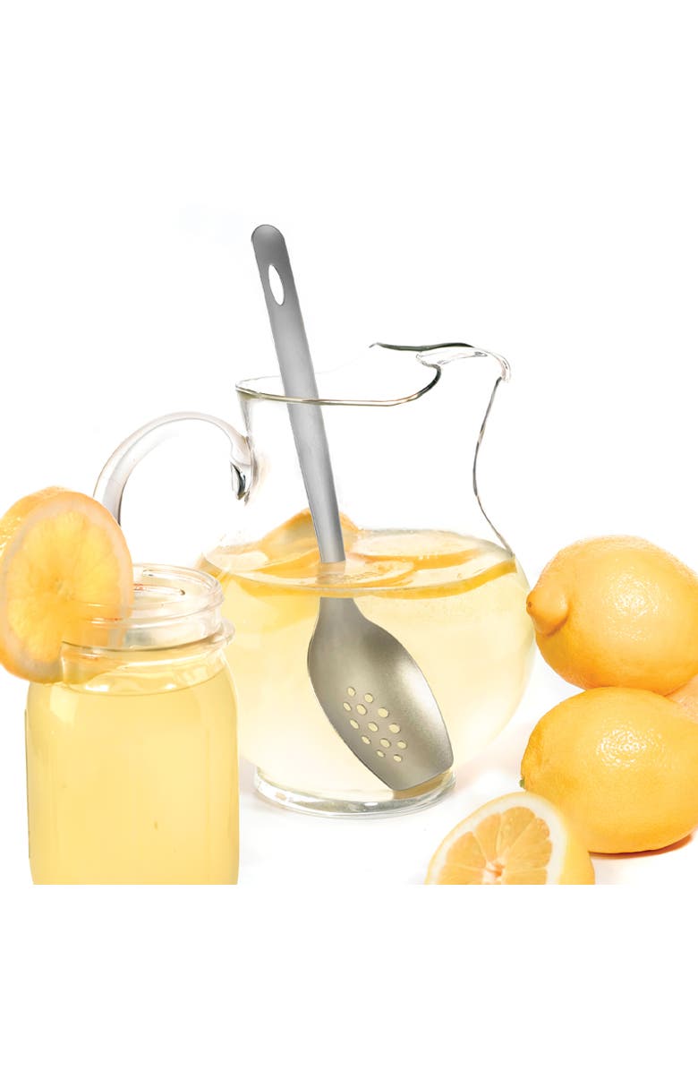 Rada Cutlery Cook's Spoon Slotted, Alternate, color, Silver