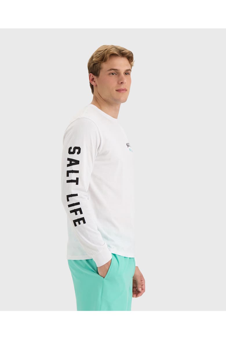 Saltwater Apex Long Sleeve Tee, Alternate, color, BLACK