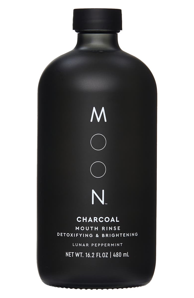 MOON Charcoal Mouth Rinse, Main, color,