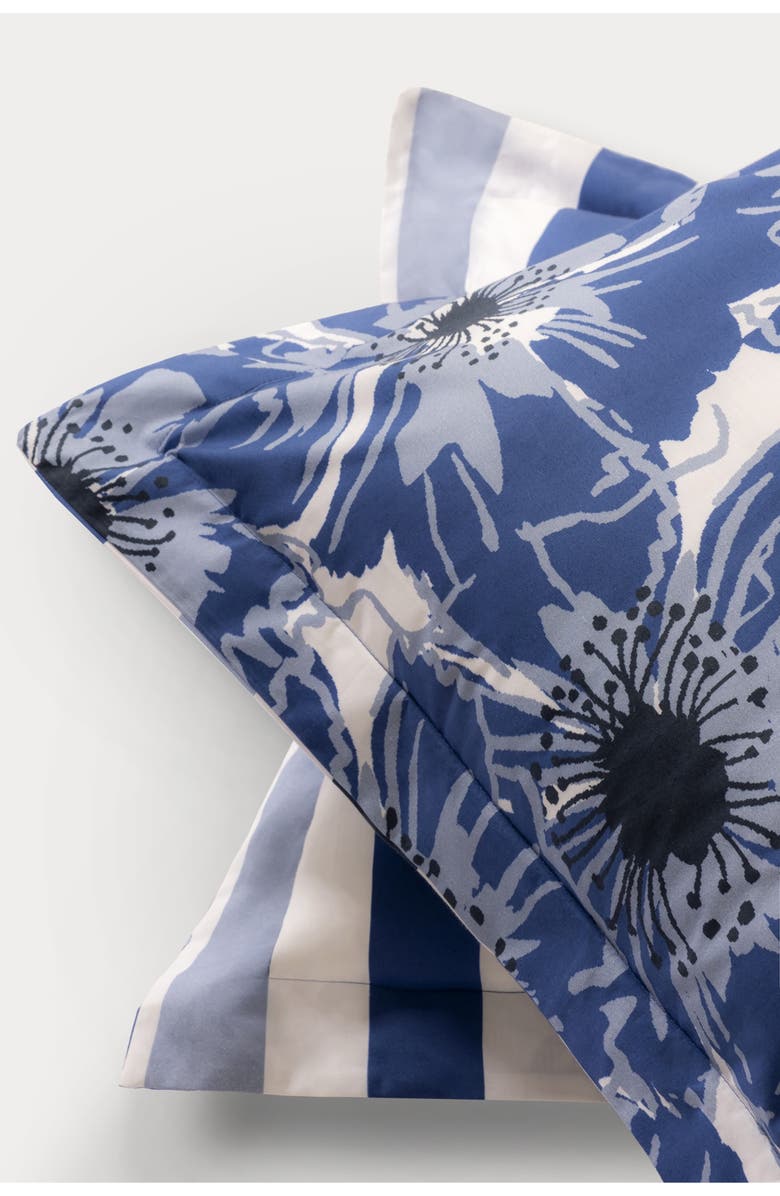 Brooks Brothers Awning Stripe Set of 2 Pillowcases, Alternate, color, Blue