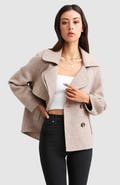 Belle & Bloom I'm Yours Wool Blend Peacoat