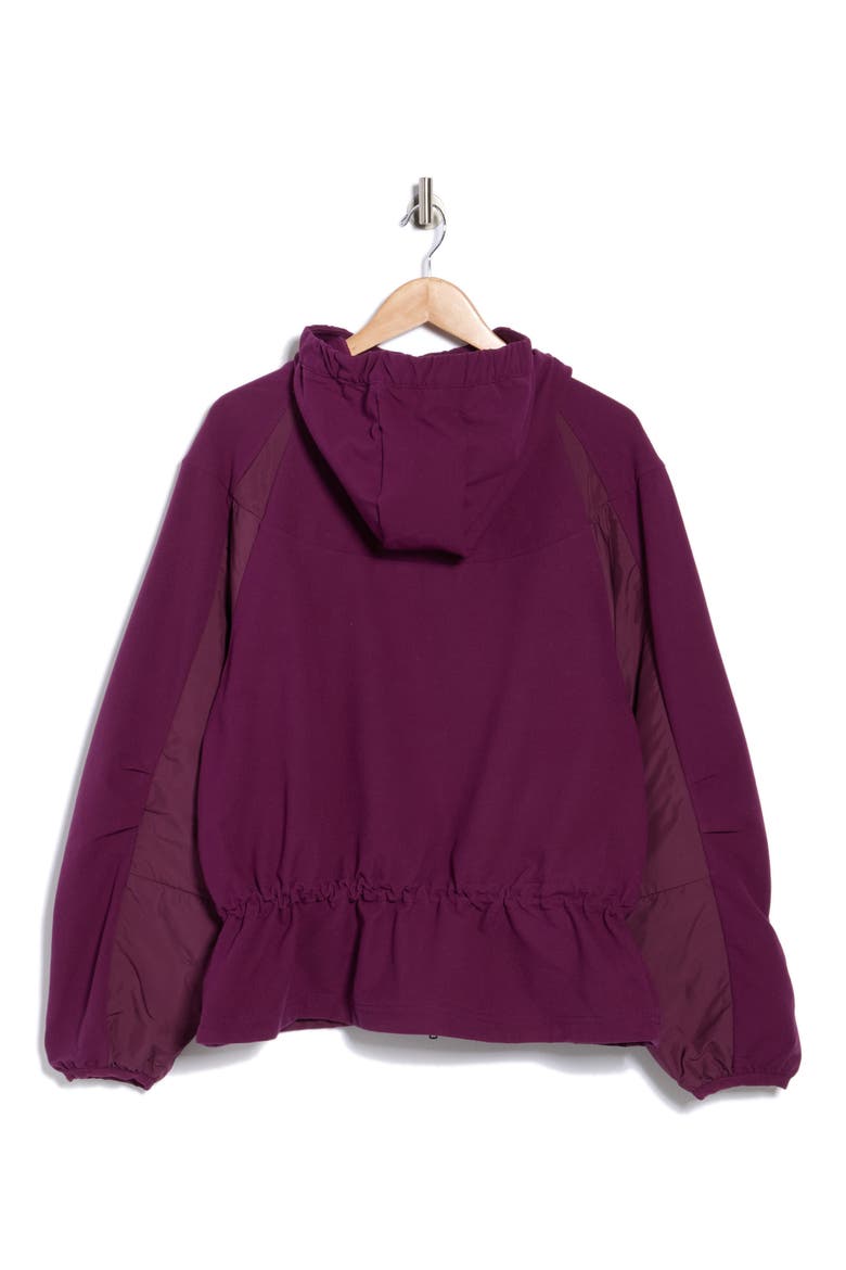 All Terrain Fleece Training Jacket, Alternate, color, BLACK CHERRY