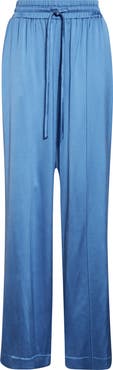 Cinq à Sept Damoni Wide Leg Satin Pants