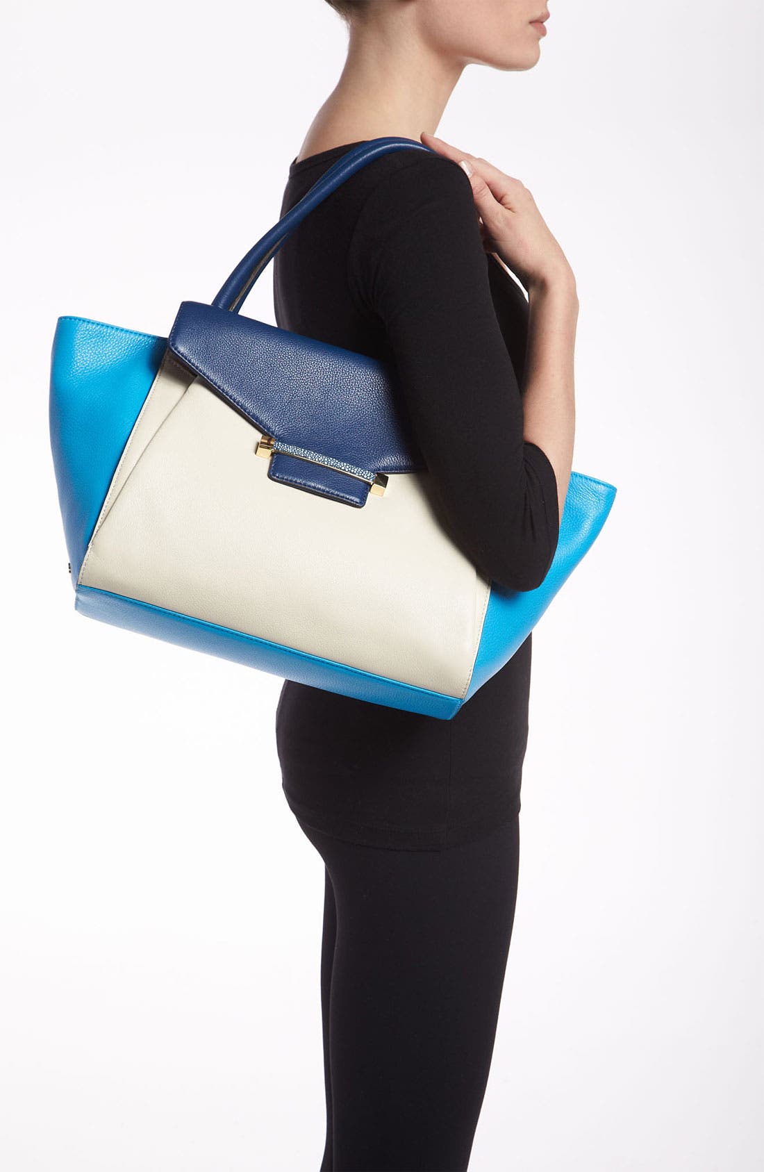 'Julia' Satchel, Alternate, color, ESTATE BLUE