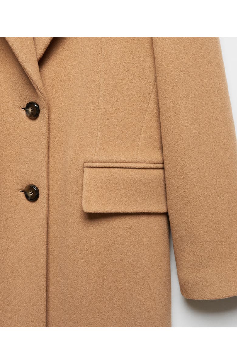 MANGO Virgin Wool Blend Coat, Alternate, color, 
