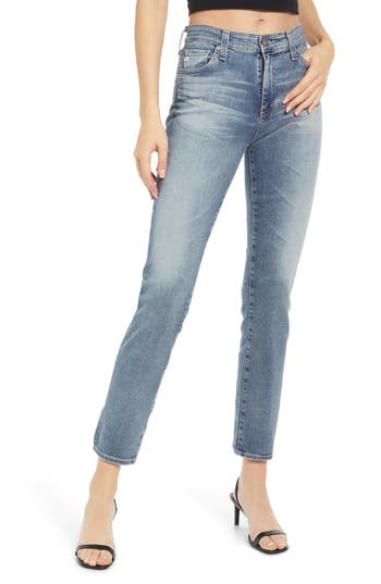 AG AG MARI MID RISE SLIM STRAIGHT LEG JEANS 