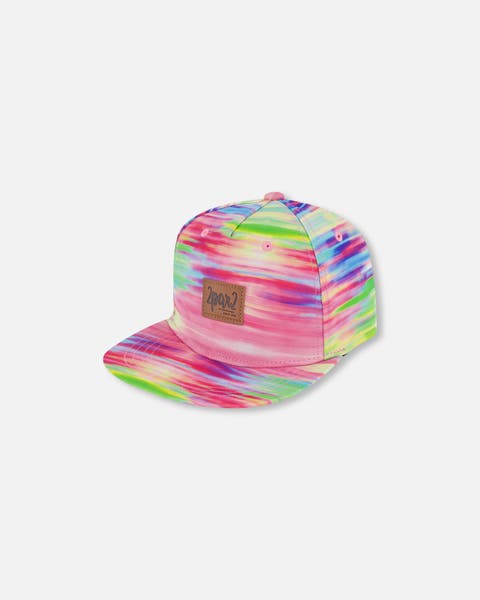Baby Girl's Printed Cap Multicolored