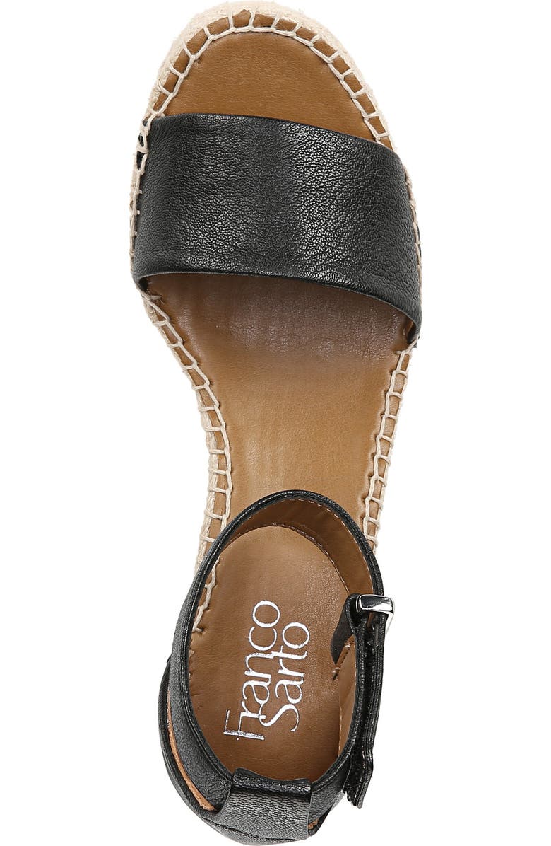 Franco Sarto Clemens Ankle Strap Platform Wedge Sandal, Alternate, color,