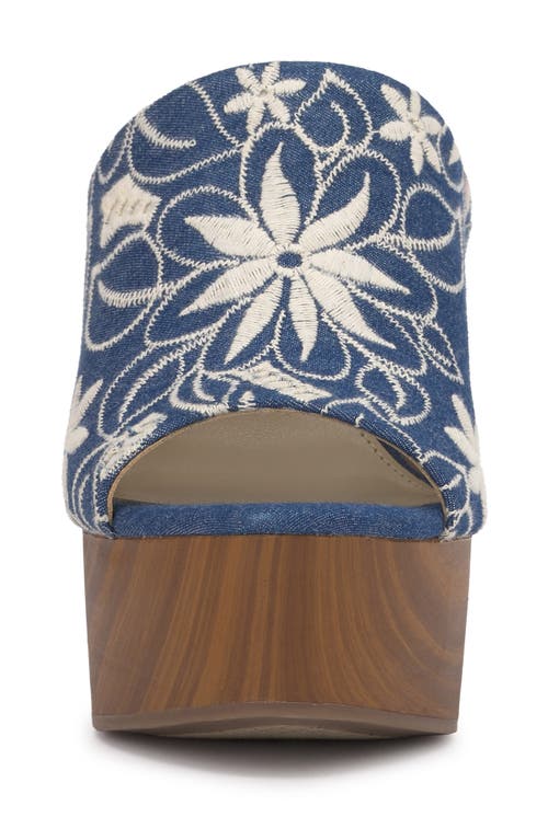 Jessica Simpson Shelbie Platform Sandal In Medium Blue