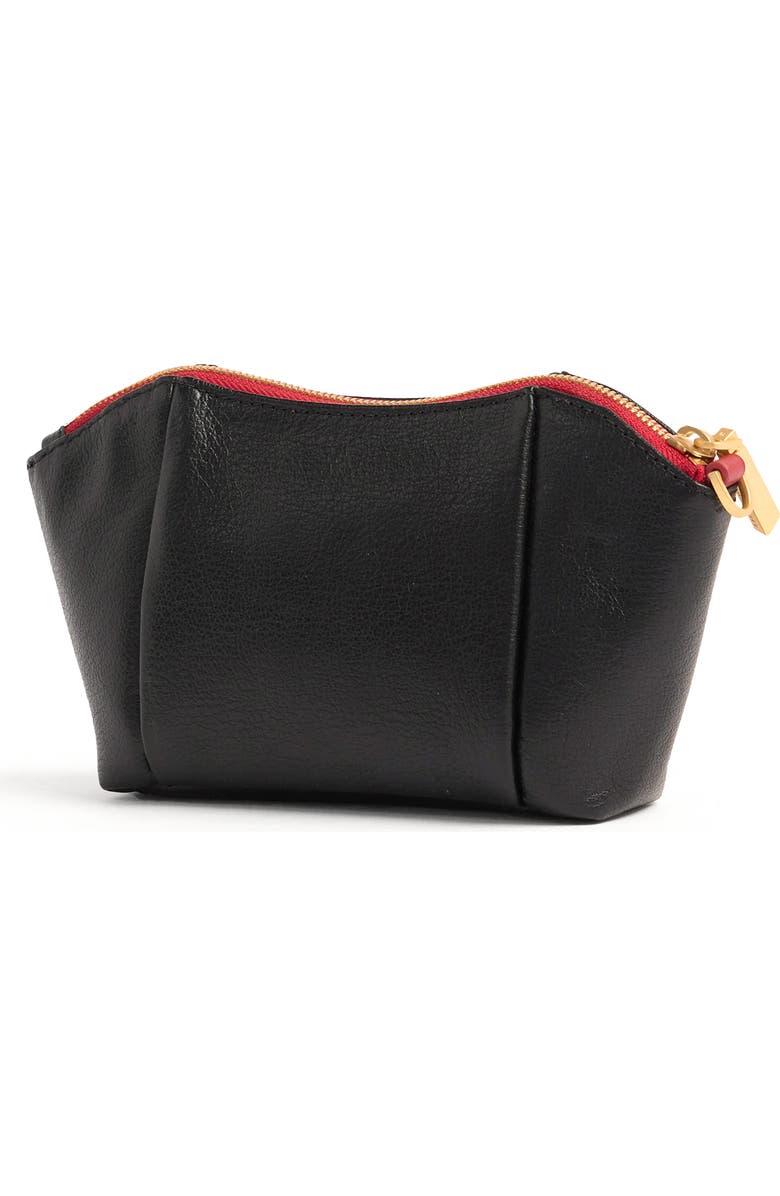 HAMMITT Paul Leather Clutch, Alternate, color, Black/ Brushed Gold