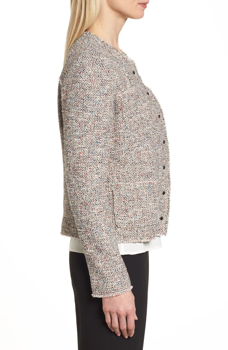BOSS Koralie Tweed Jacket, Alternate, color, 